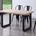 MESA COMEDOR EXTENSIBLE ROMA 140 x 80 CM NORDISH / NEGRO. - Imagen 1