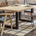 MESA COMEDOR FIJA LOFT 180 x 100 CM ROBLE NORDISH / NEGRO. - Imagen 1