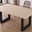 MESA COMEDOR FIJA LOFT 180 x 100 CM ROBLE NORDISH / NEGRO. - Imagen 2