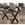MESA COMEDOR FIJA X-LOFT 140 x 80 CM acabados NORDISH con PATAS BLANCO/ NORDISH CON PATA NEGRA Y AMERICAN CON PATA NEGRA - Imagen 1