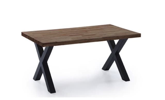 MESA COMEDOR FIJA X-LOFT 160 x 90 CM ROBLE AMERICAN / NEGRO. NORDISH/NEGRO. NORDISH/BLANCO - Imagen 1