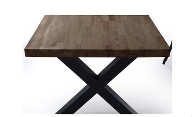 MESA COMEDOR FIJA X-LOFT 160 x 90 CM ROBLE AMERICAN / NEGRO. NORDISH/NEGRO. NORDISH/BLANCO - Imagen 3