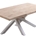 MESA COMEDOR FIJA XENA 180 x 100 CM ROBLE NORDISH / BLANCO TAPA CON FORMA. - Imagen 1