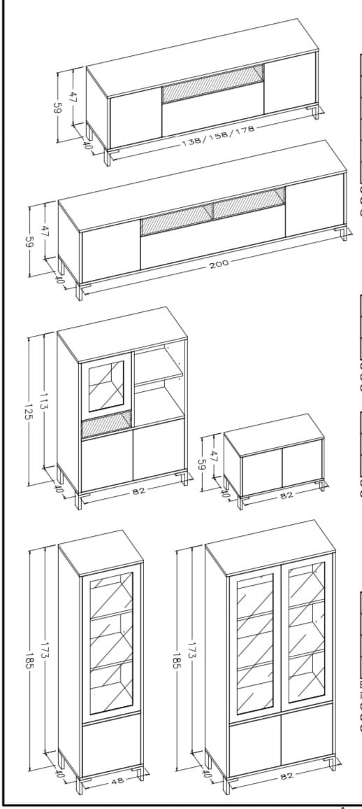 MUEBLE SALON LINEA MODERNA - Imagen 3