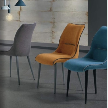 SILLA BEA TAPIZADO BRIDO PATAS METALICAS - Imagen 1