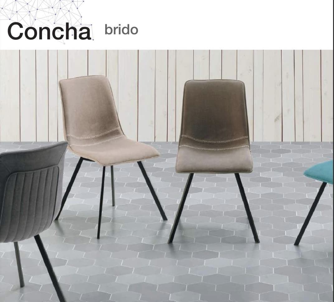 SILLA CONCHA SERES TAPIZADO BRIDO - Imagen 2