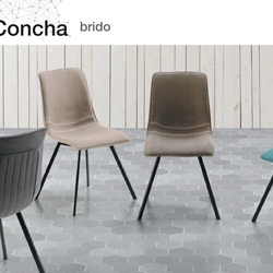 SILLA CONCHA SERES TAPIZADO BRIDO - Imagen 2