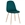 SILLA EPOQUE NEW, PATAS METALICAS, TERCIOPELO VERDE - Imagen 1