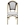SILLA PARIS, apilable, aluminio, ratán blanco y marrón - Imagen 1