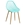 SILLA STRAUSS, metal, polipropileno verde pastel - Imagen 1