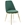 SILLA TAVIRA, metal, cromado tapizado, tapizado velvet verde oscuro - Imagen 1