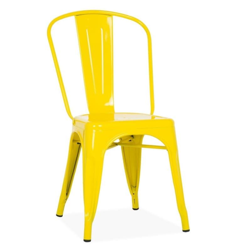 SILLA TOL, acero, amarilla - Imagen 1