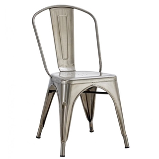 SILLA TOL EK BRUSHED, acero, plata - Imagen 1