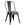 SILLA TOL EK WOOD, acero, negra, asiento madera - Imagen 1
