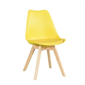 SILLA TORRE 4P, MADERA, AMARILLO - Imagen 1
