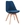 SILLA TORRE VELVET, madera, carcasa y cojín velvet azul - Imagen 1