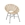 SILLÓN CIDORA, metal, ratán beige - Imagen 1