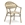 SILLON MERSIN, apilable, aluminio, ratán marrón, crema y negro - Imagen 1