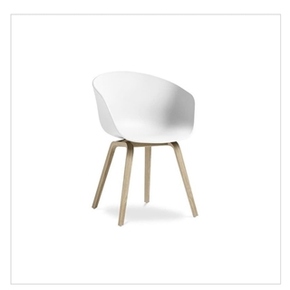 SILLON POLIPROPILENO BLANCO O NEGRO PATAS METAL ACABADO MADERA DANTE NEW - Imagen 1