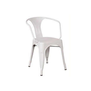 SILLÓN TOL MAR, acero, blanco - Imagen 1