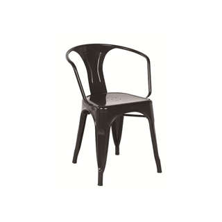 SILLON TOL MAR, acero, negro - Imagen 1