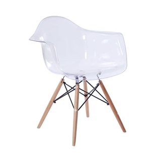 SILLON TOWER, madera, policarbonato transparente - Imagen 1